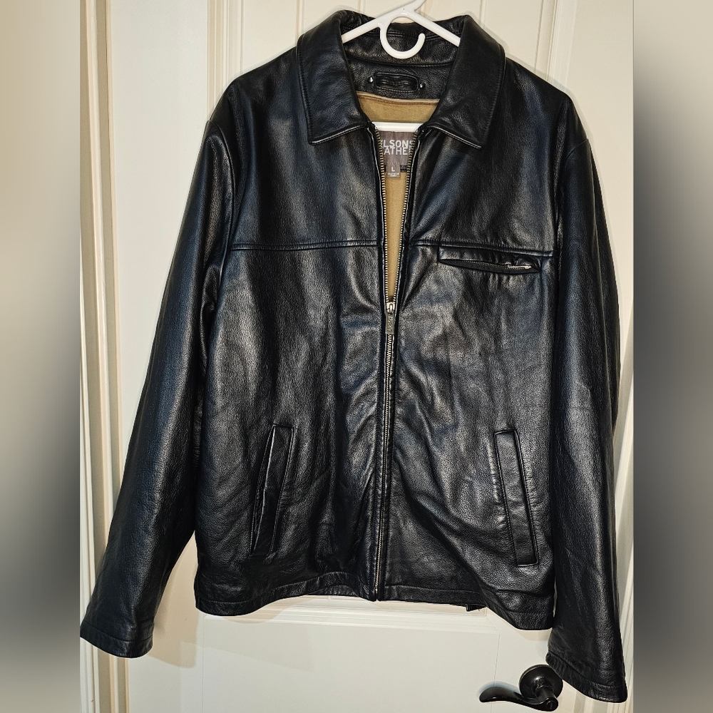 [Authentic Wilson's Leather] Shirt Collar Jacket W/ Thinsulate ♡ Vintage《L》Y2K